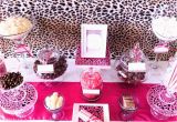 Cheetah Print Birthday Decorations Brown Pink Cheetah Print Birthday Party Ideas Photo 1