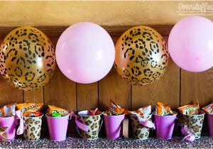 Cheetah Print Birthday Decorations Super Simple Cheetah Birthday Party Ideas Overstuffed