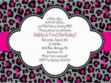 Cheetah Print Birthday Invitation Templates Cheetah Print Invitations Free