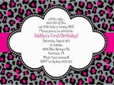 Cheetah Print Birthday Invitation Templates Cheetah Print Invitations Free