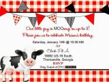 Chick Fil A Birthday Party Invitations 17 Best Images About Cow 39 S Party On Pinterest