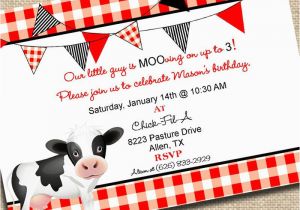 Chick Fil A Birthday Party Invitations Chick Fil A Invitation Printable Party Invitation