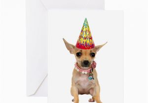 Chihuahua Birthday Cards Chihuahua Birthday Greeting Card by Cafepets