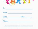 Child Birthday Invitations Free Printable Kids Birthday Party Invitation Kids Party Invites Free