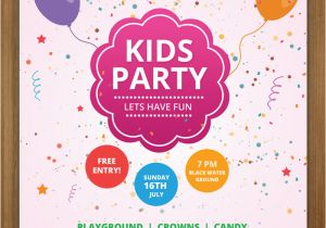 Children S Birthday Invitation Templates 17 Free Birthday Invitation Templates Psd Designyep