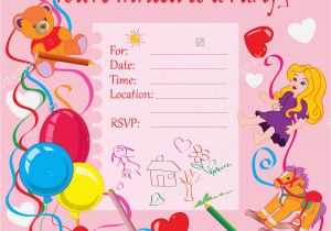 Children S Birthday Party Invitation Templates 4 Step Make Your Own Birthday Invitations Free Sample