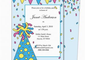 Children S Birthday Party Invitation Templates 7 Best Birthday Party Invitation Templates Images On