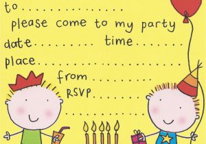Children S Birthday Party Invitation Templates Free Birthday Party Invites for Kids Bagvania Free