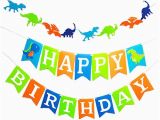 Children S Happy Birthday Banners Dinosaur Birthday Banner Happy Birthday Dinosaur