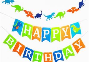 Children S Happy Birthday Banners Dinosaur Birthday Banner Happy Birthday Dinosaur