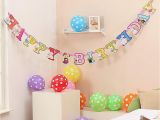 Children S Happy Birthday Banners Happy Birthday Banner Hanging Paper Banner Children