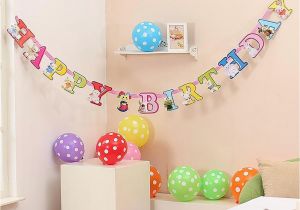 Children S Happy Birthday Banners Happy Birthday Banner Hanging Paper Banner Children