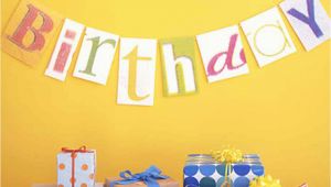 Children S Happy Birthday Banners Kids 39 Party Decorations Martha Stewart