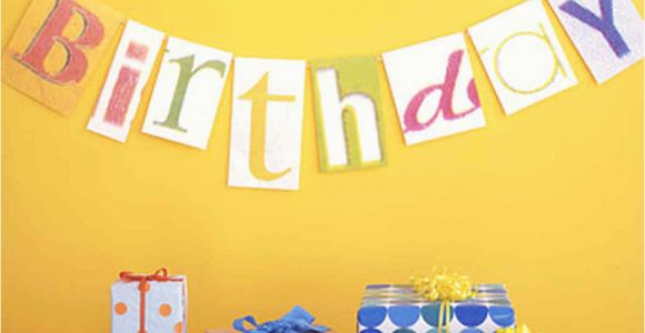 Children S Happy Birthday Banners Kids 39 Party Decorations Martha Stewart