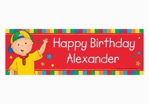 Children S Happy Birthday Banners the Official Pbs Kids Shop Caillou Happy Birthday Banner