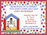 Childrens Birthday Party Invites Childrens Birthday Party Invites toddler Birthday Party