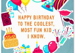 Childrens Email Birthday Cards Kids Birthday Wishes Wishesquotes