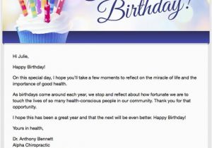 Chiropractic Birthday Cards for Patients 5 Chiropractic Email Marketing Templates