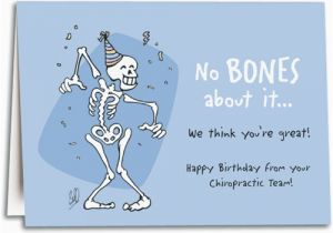 Chiropractic Birthday Cards for Patients You 39 Re Great Birthday Folding Card Smartpractice