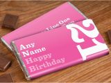 Chocolate Birthday Gifts for Her Personalised Chocolate Bar 21st Birthday for Her