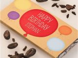 Chocolate Birthday Gifts for Him Personalised Happy Birthday Chocolate Bar for Him Alice