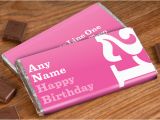 Chocolate Gifts for Her Birthday Personalised Chocolate Bar 21st Birthday for Her