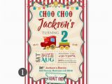 Choo Choo Train Birthday Invitations Choo Choo Invitation Train Birthday Invitation Train Party