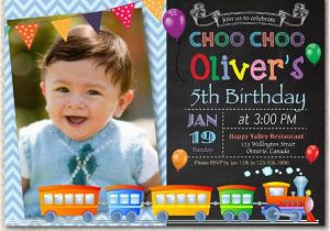 Choo Choo Train Birthday Invitations Choo Choo Train Birthday Invitation Boy Train Birthday Party