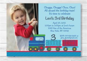 Choo Choo Train Birthday Invitations Cute Choo Choo Train Birthday Invitation Train Birthday