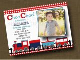 Choo Choo Train Birthday Invitations Items Similar to Choo Choo Train Birthday Invitation with