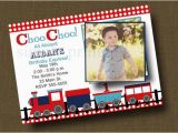 Choo Choo Train Birthday Invitations Items Similar to Choo Choo Train Birthday Invitation with