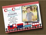 Choo Choo Train Birthday Party Invitations Items Similar to Choo Choo Train Birthday Invitation with