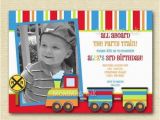 Choo Choo Train Birthday Party Invitations Items Similar to Train Invitation Train Birthday Party