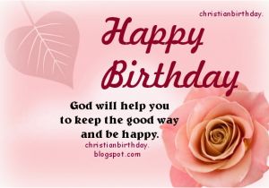 Christian Birthday Cards for Women Happy Birthday God Will Be with You Christian Card