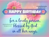 Christian Birthday Cards for Women Happy Birthday Religious Quotes Quotesgram
