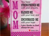 Christian Birthday Gifts for Her Christian Mom Keepsake Plaque Gift Religious Mother Thank You