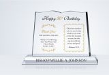 Christian Birthday Gifts for Him Religious Pastor Birthday Gift Crystal Central