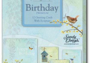 Christian Boxed Birthday Cards Sandy Clough Nesting Box Of 12 assorted Christian