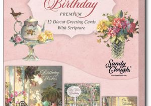 Christian Boxed Birthday Cards Sandy Clough Time for Tea Box Of 12 assorted Christian