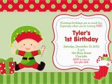 Christmas 1st Birthday Invitations First Birthday Christmas Party Invitation by thebutterflypress