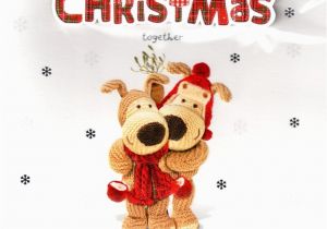 Christmas and Birthday Card together Boofle On Our First Christmas together Card Lovely Special