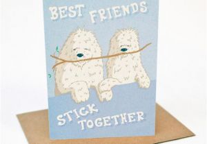 Christmas and Birthday Card together Stick together Greeting Card by Beauwylie On Etsy