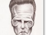 Christopher Walken Birthday Card Christopher Walken Drawing by Jamie Warkentin