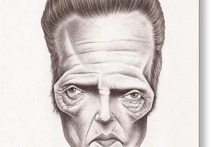 Christopher Walken Birthday Card Christopher Walken Drawing by Jamie Warkentin