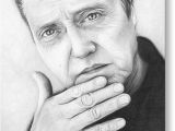 Christopher Walken Birthday Card Drawing Greeting Cards Fine Art America