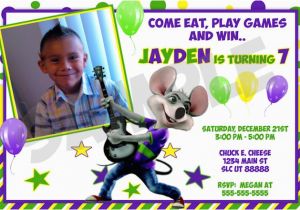 Chuck E Cheese Birthday Invitation Template Chuck E Cheese Birthday Invitations