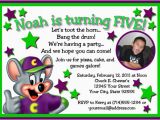 Chuck E Cheese Birthday Invitation Template Free Printable Chuck E Cheese Birthday Invitations