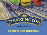 Chuggington Birthday Invitations Childrens Birthday Invitations Chuggington Birthday