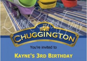 Chuggington Birthday Invitations Childrens Birthday Invitations Chuggington Birthday