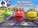 Chuggington Birthday Invitations Chuggington Birthday Invitations Candy Wrappers Thank